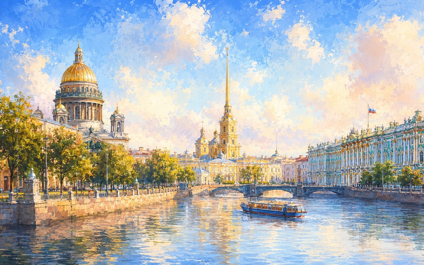 Saint Petersburg Manzarası